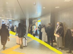 ハリーポッターと魔法の歴史展東京の混雑状況